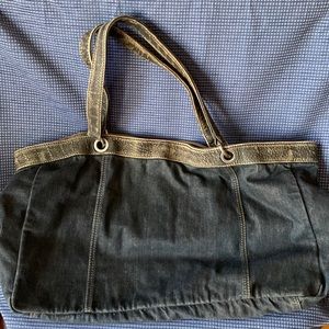 Chico’s Denim and Leather Handbag / Tote